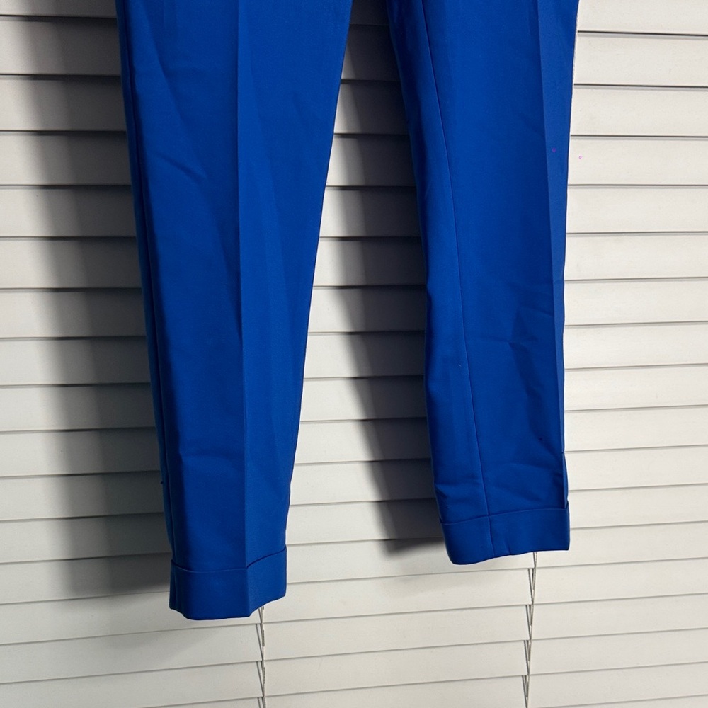 Express Royal Blue Cropped Slim Pants - Picture 2 of 6